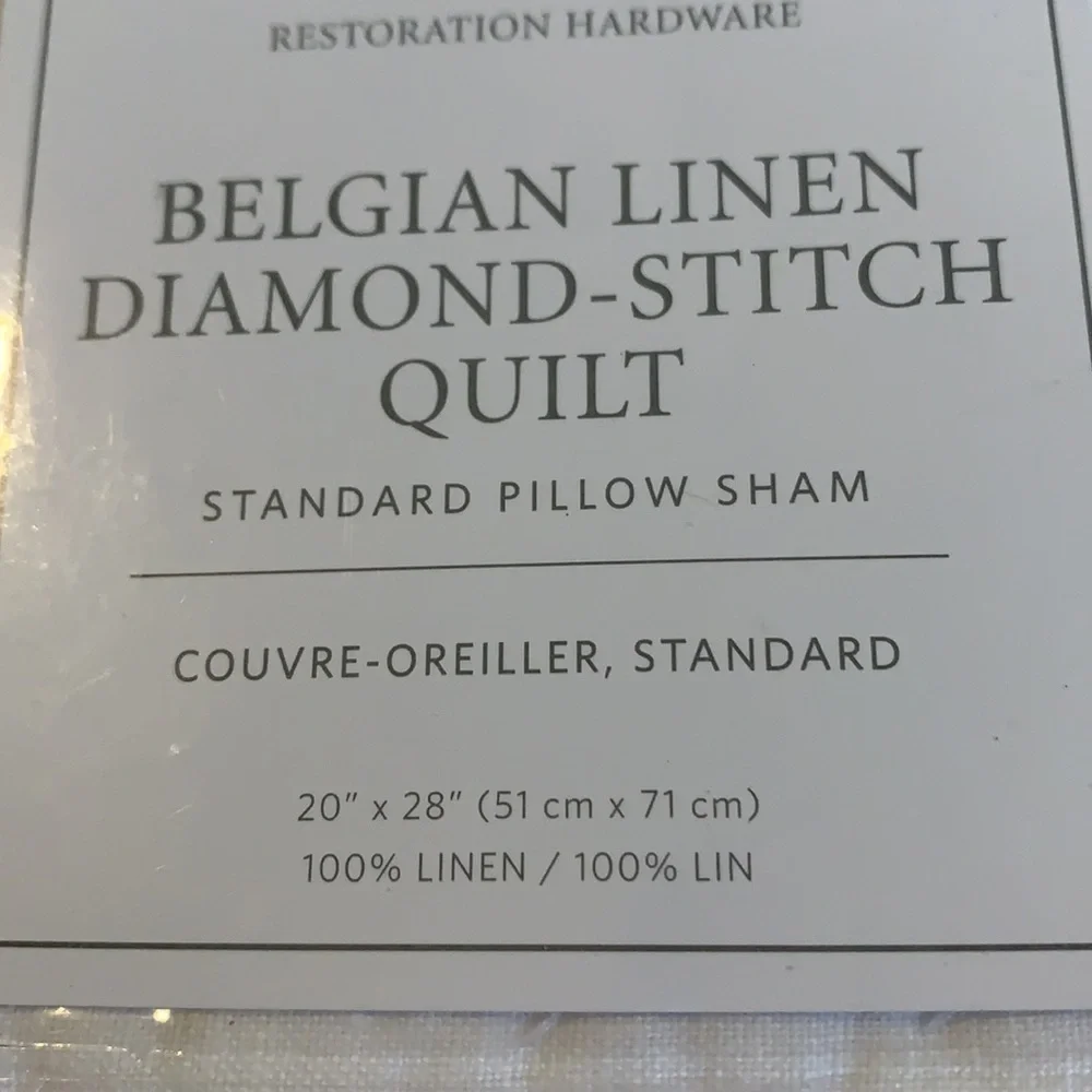 Restoration Hardware individually closure